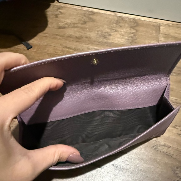 Gucci Purple Leather Women's Wallet - Picture 4 of 5